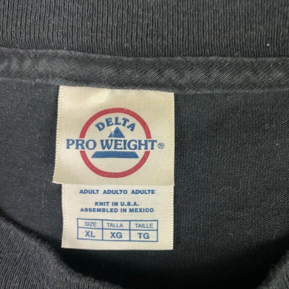 Vintage Alpine Lager Beer T Shirt Men's XL Fits like a Large Cotton Black - Picture 3 of 10